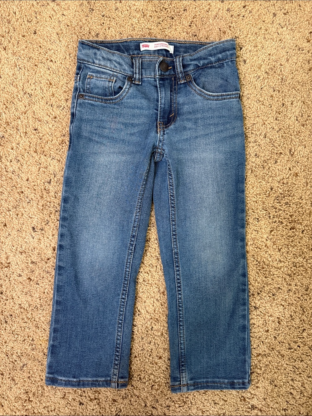 Levi's Medium Blue Straight-Leg Kids Jeans